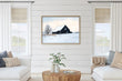 Load image into Gallery viewer, Vintage Barn in a Snowy Landscape Painting Wall Art

