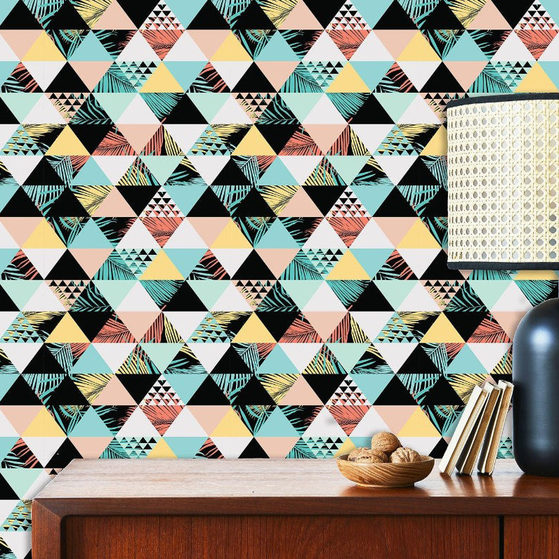 Gough Square Tropical Geometric Wallpaper