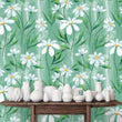 Load image into Gallery viewer, Dulas Street Daisy Garden Wallpaper
