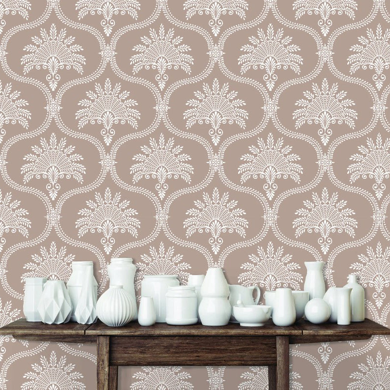 Abbotshall Avenue Victorian Damask Wallpaper