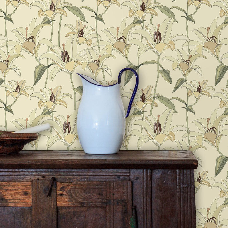 Kerland Lane Vintage Floral Wallpaper