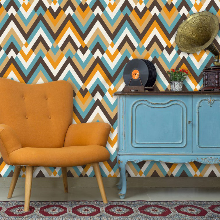 Aldous Way Bold Mid-Century Modern Wallpaper