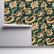 Load image into Gallery viewer, Avalon Court Vintage Floral Peel and Stick and Traditional Wallpaper
