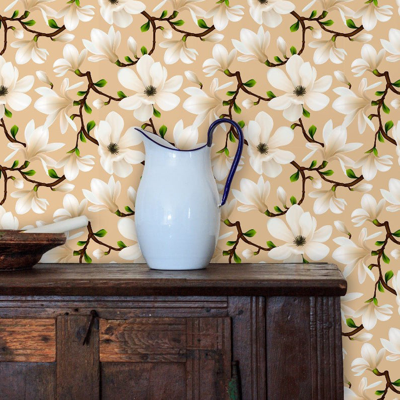 Saughs Lane Victorian Floral Wallpaper