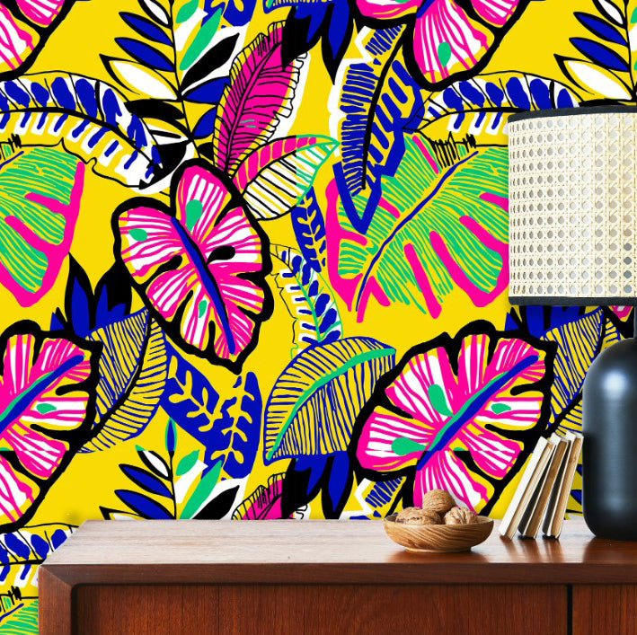 Acacia Grove Bold Tropical Wallpaper