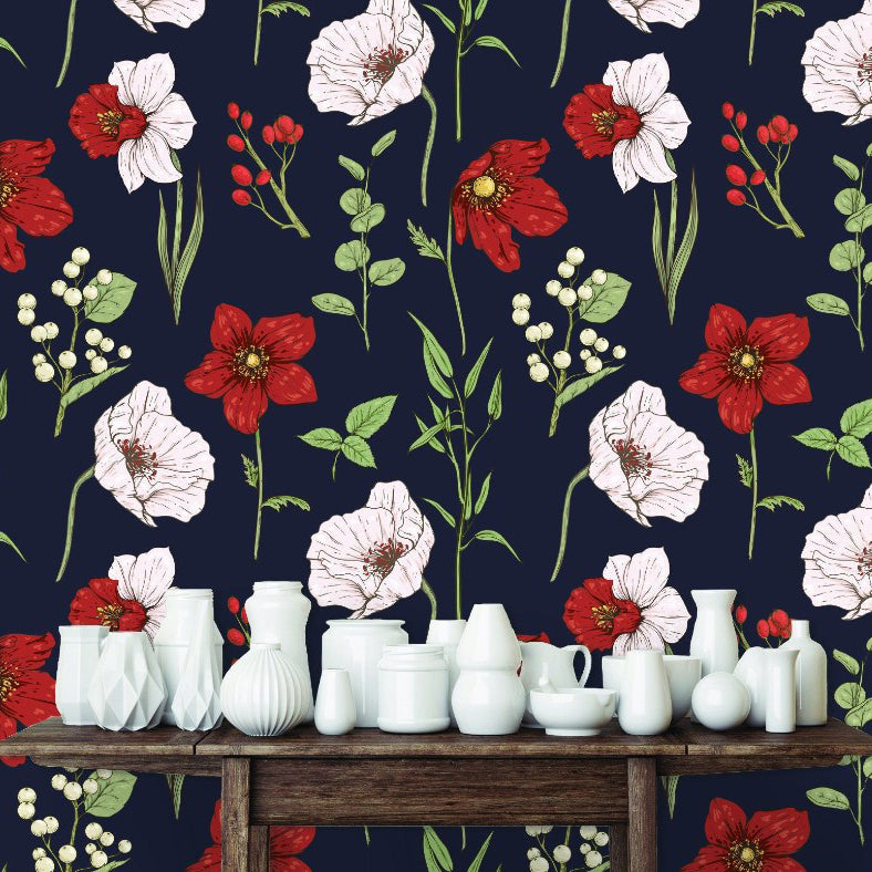 Hailes Avenue Victorian Floral Wallpaper