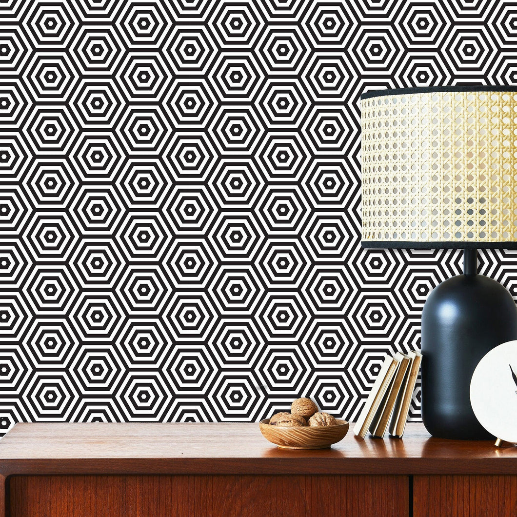 The Circus Geometric Retro Wallpaper