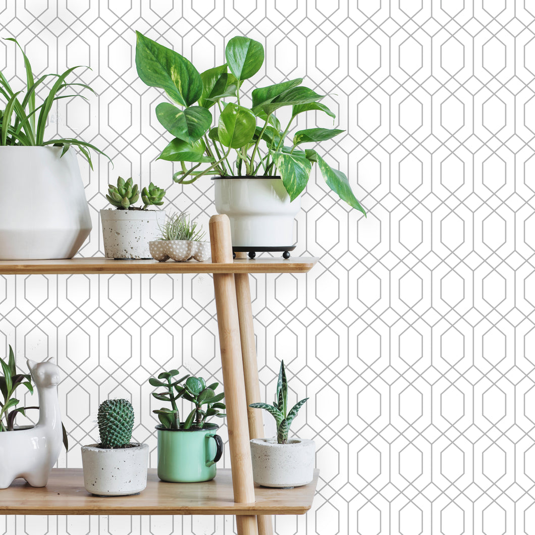Wallbrook Way Geometric Boho  Peel and Stick and Traditional Wallpaper