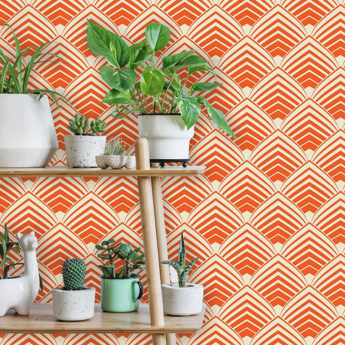 The Peggy Sue Place Geometric Retro Wallpaper