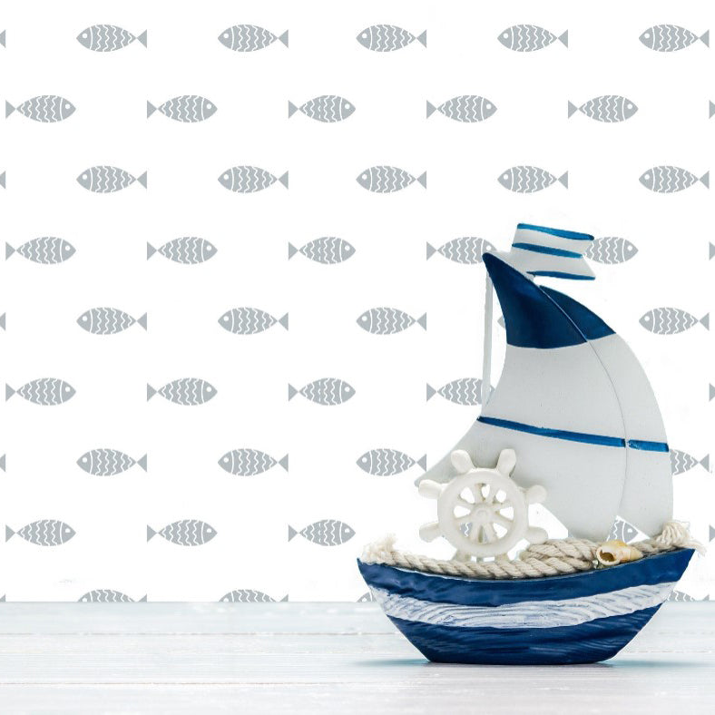 Armadale Cove Nautical Fish Wallpaper