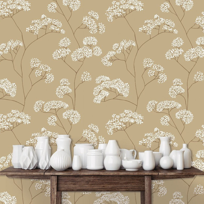 Cottar Grove Botanical Chinoiserie Wallpaper