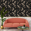 Load image into Gallery viewer, Arlo Crescent Art Deco Botanical Wallpaper

