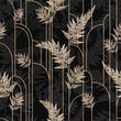 Load image into Gallery viewer, Arlo Crescent Art Deco Botanical Wallpaper
