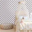 Load image into Gallery viewer, Kylie Lane Pink Vintage Floral Wallpaper
