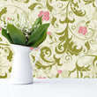 Load image into Gallery viewer, Sarah Circle Cottage Floral Wallpaper
