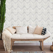 Load image into Gallery viewer, Aliwal Road Grey Tribal Boho Wallpaper
