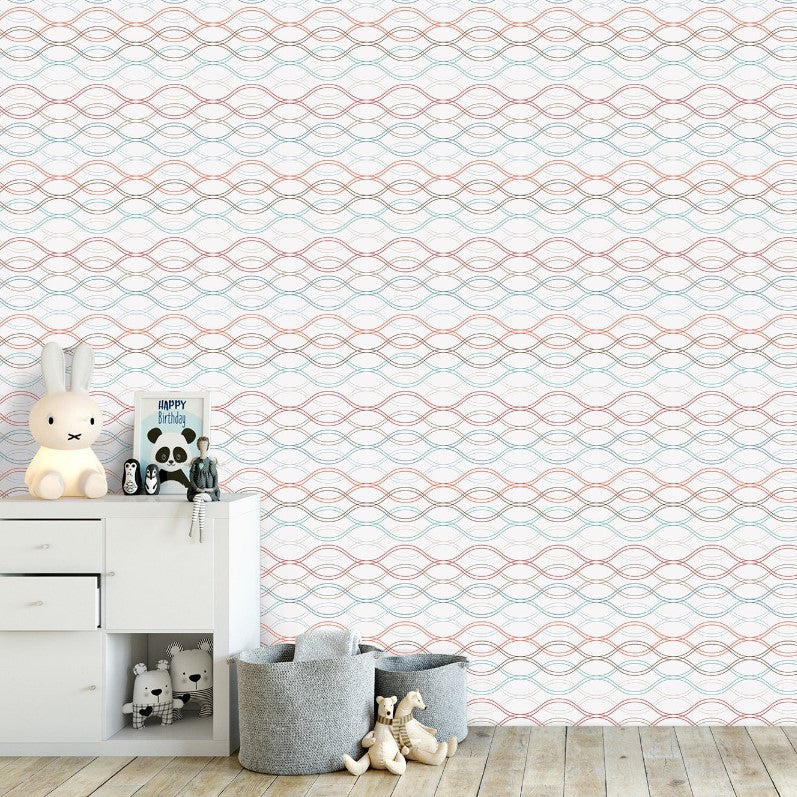 Carlisle Avenue Colorful Geometric Wallpaper