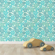 Load image into Gallery viewer, Christie Row Blue Geometric Kid&#39;s Wallpaper
