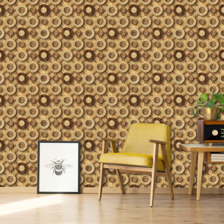 Admirals Gate Geometric Mid-Century Wallpaper