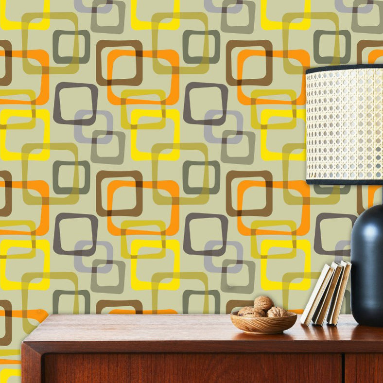 Beaufort Mid-Century Modern Wallpaper