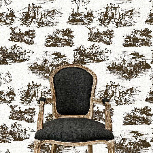 Pitchford Street Toile Wallpaper