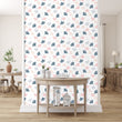 Load image into Gallery viewer, Abbey Gardens Blue and Pink Floral Wallpaper
