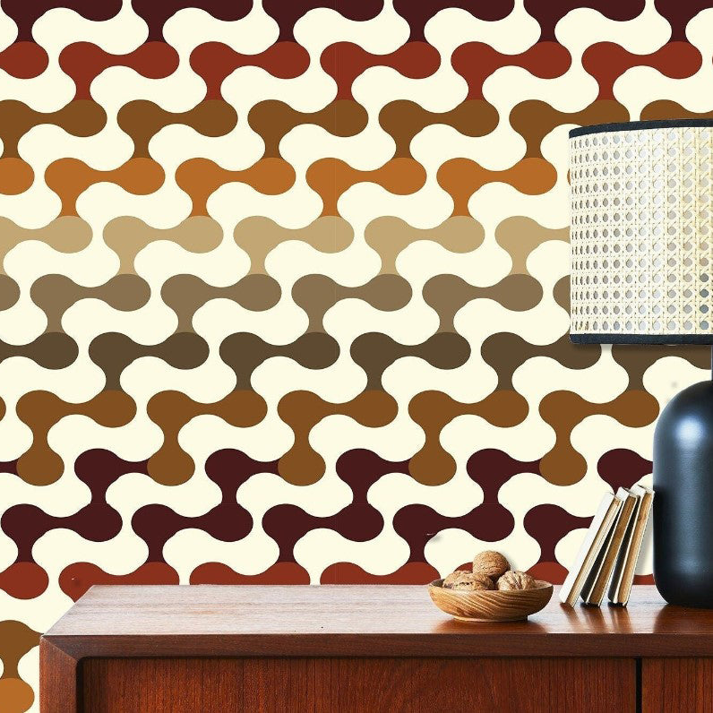 Ursula Street Bold Retro Wallpaper