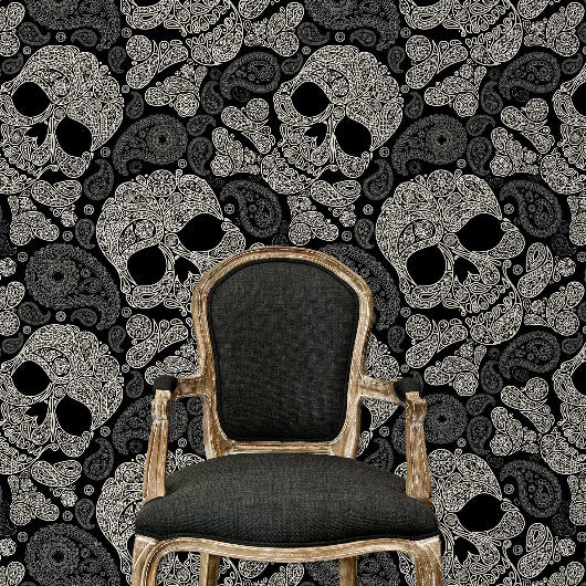 Tower Place Gothic Skull Wallpaper