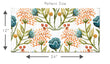 Load image into Gallery viewer, Vermeer Gardens Vintage Cottage Floral Peel and Stick and Traditional Wallpaper
