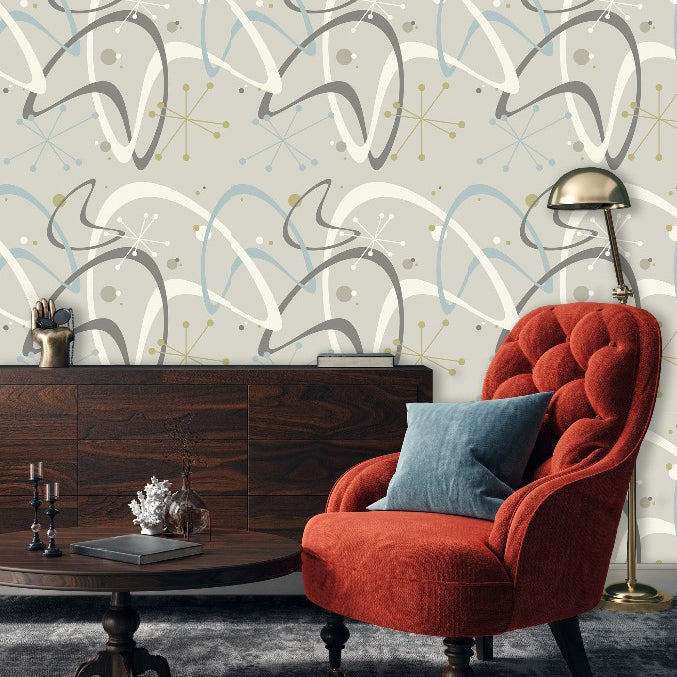 Yeo Street Atomic Mid-Century Modern Wallpaper