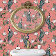 Load image into Gallery viewer, Abingdon Close Victorian Peacock Chinoiserie Wallpaper
