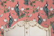 Load image into Gallery viewer, Abingdon Close Victorian Peacock Chinoiserie Wallpaper
