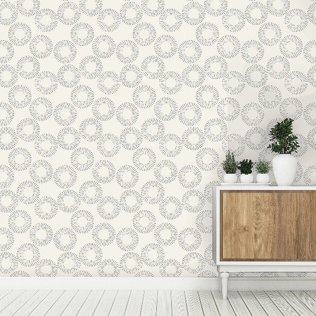 Cloth Court Subtle Geometric Wallpaper