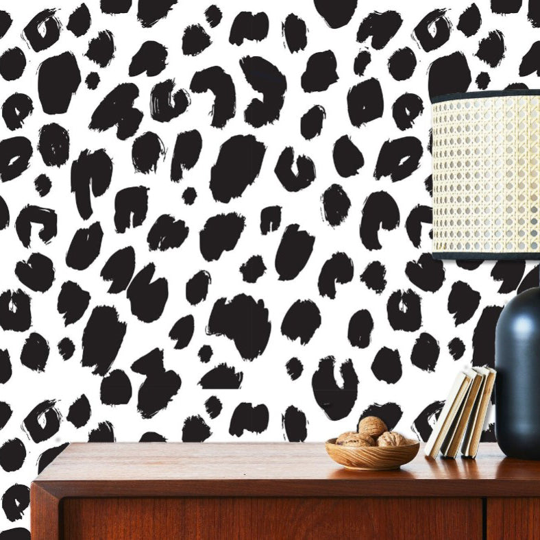 Bernards Spotted Leopard Print Wallpaper