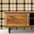 Load image into Gallery viewer, Kean Street Brown Plaid Wallpaper

