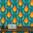 Load image into Gallery viewer, Goswell Road Retro Floral Wallpaper
