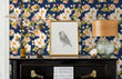 Load image into Gallery viewer, Silk Street Moody Floral Wallpaper
