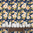 Load image into Gallery viewer, Silk Street Moody Floral Wallpaper
