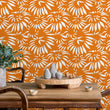 Load image into Gallery viewer, Tessa Place Retro Floral Wallpaper
