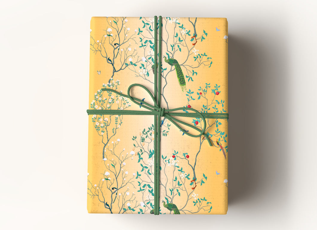 Prudent Passage Peacock Premium Gift Wrapping Paper