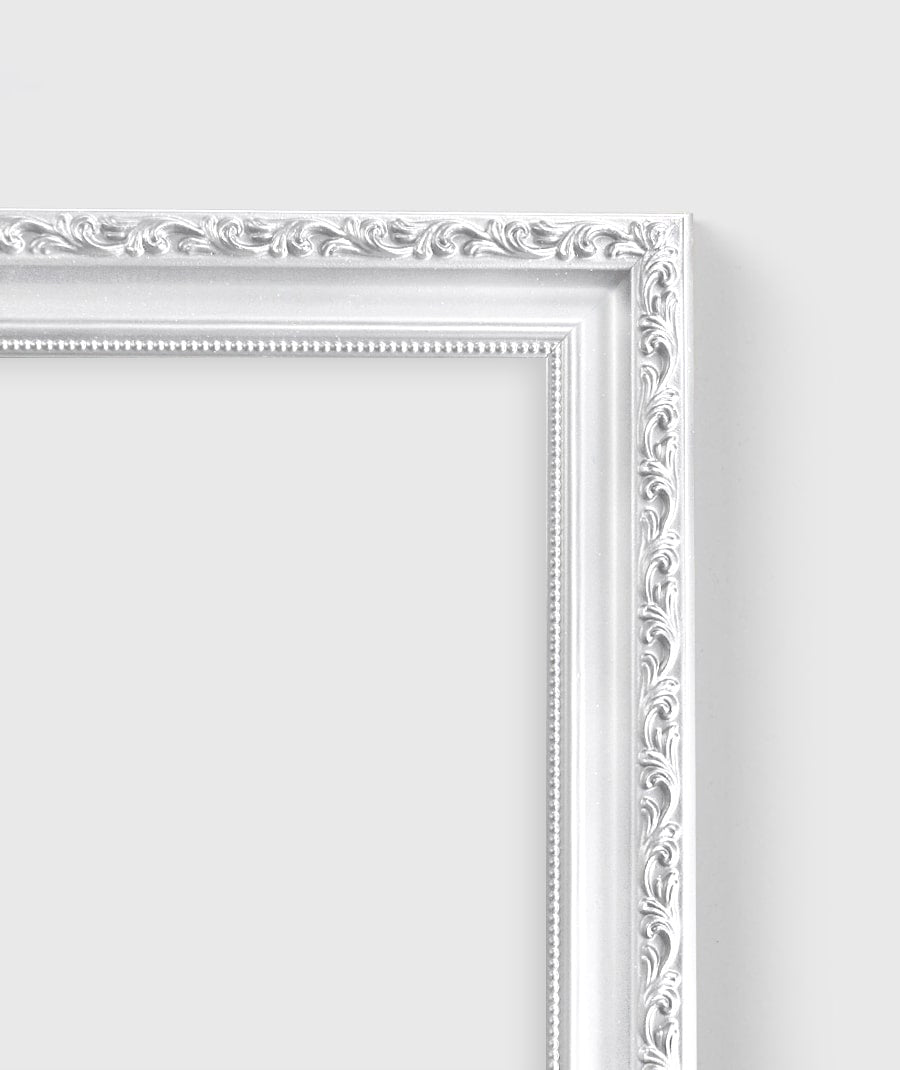 White Wood Vintage Wall Frame