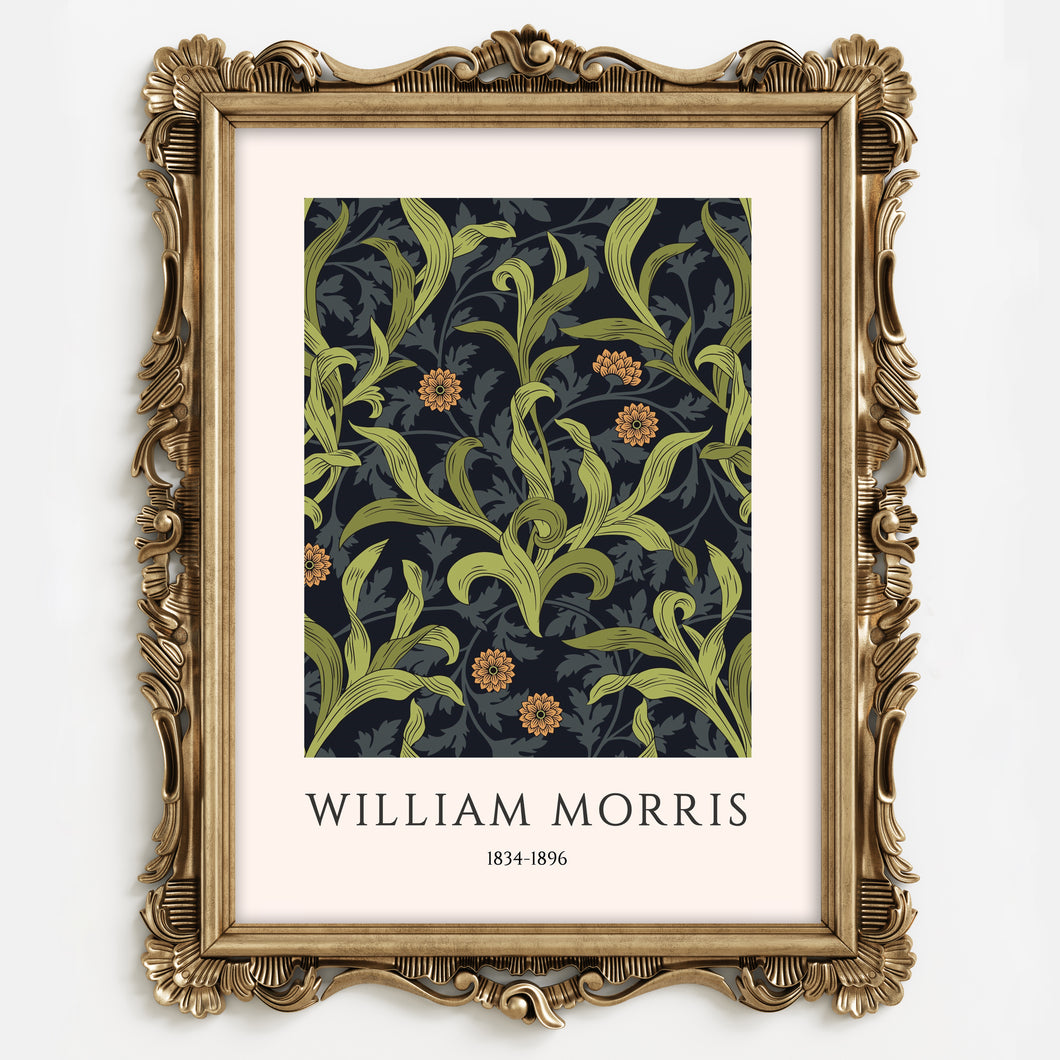 Wallpaper Pattern Designed by William Morris, circa 1862