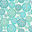 Load image into Gallery viewer, Blue geometric kid&#39;s peel and stick wallpaper
