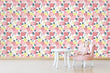 Load image into Gallery viewer, Victorian Wallpaper, Rose Wallpaper, Girl Room Wallpaper, Peel and Stick Wallpaper, Girl Nursery Wallpaper, Fabric Wallpaper
