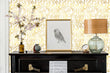 Load image into Gallery viewer, Alban Highwalk Gold Geometric Wallpaper
