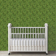 Load image into Gallery viewer, Green botanical wallpaper
