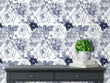 Load image into Gallery viewer, Three Quays Walk Floral Wallpaper
