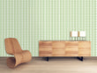 Load image into Gallery viewer, Vintage retro green geometric peel and stick wallpaper.
