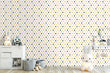 Load image into Gallery viewer, Polka Dot Wallpaper, Girl Room Wallpaper, Peel and Stick Wallpaper, Girl Nursery Wallpaper, Circle Wallpaper, Fabric Wallpaper
