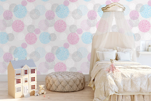 Lillian Trace Polka-Dot Peel and Stick Wallpaper